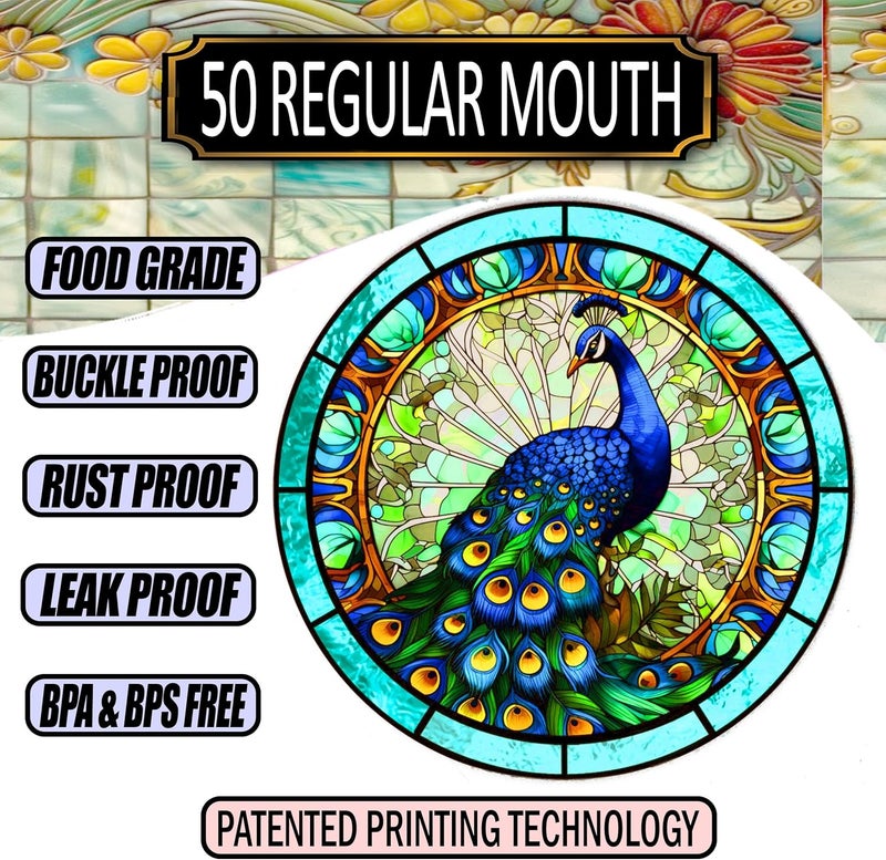 Supa Ant Thickest Canning Lids Regular Mouth (50 Pcs.) Food Grade Tin-Can Lids for Canned Food-Buckle Proof & Rust Proof Lid for Canning Kit for Regular Mouth Mason Jars(Painted Glass)Canning Supplies - Image 3